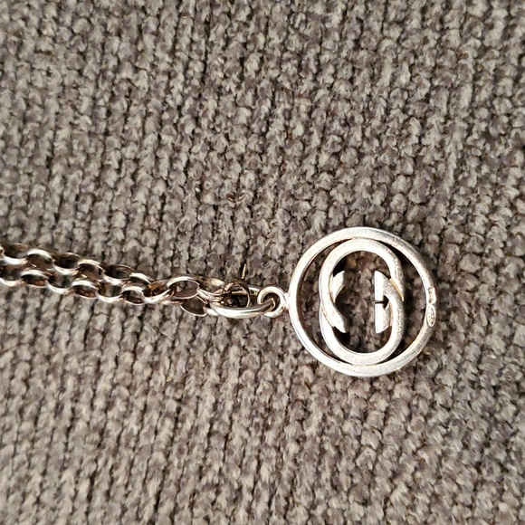 Gucci silver GG logo necklace - Picture 4 of 4